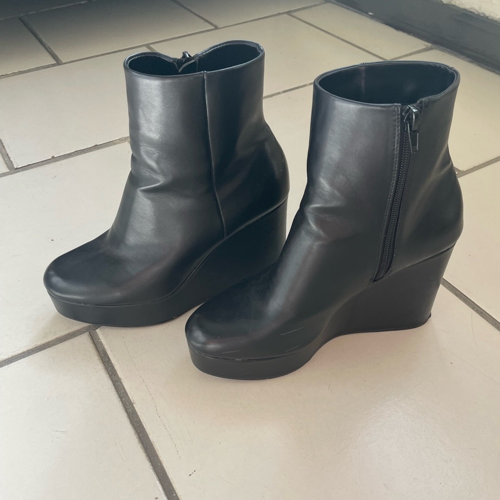 Chelsea Wedge Ankle Boots